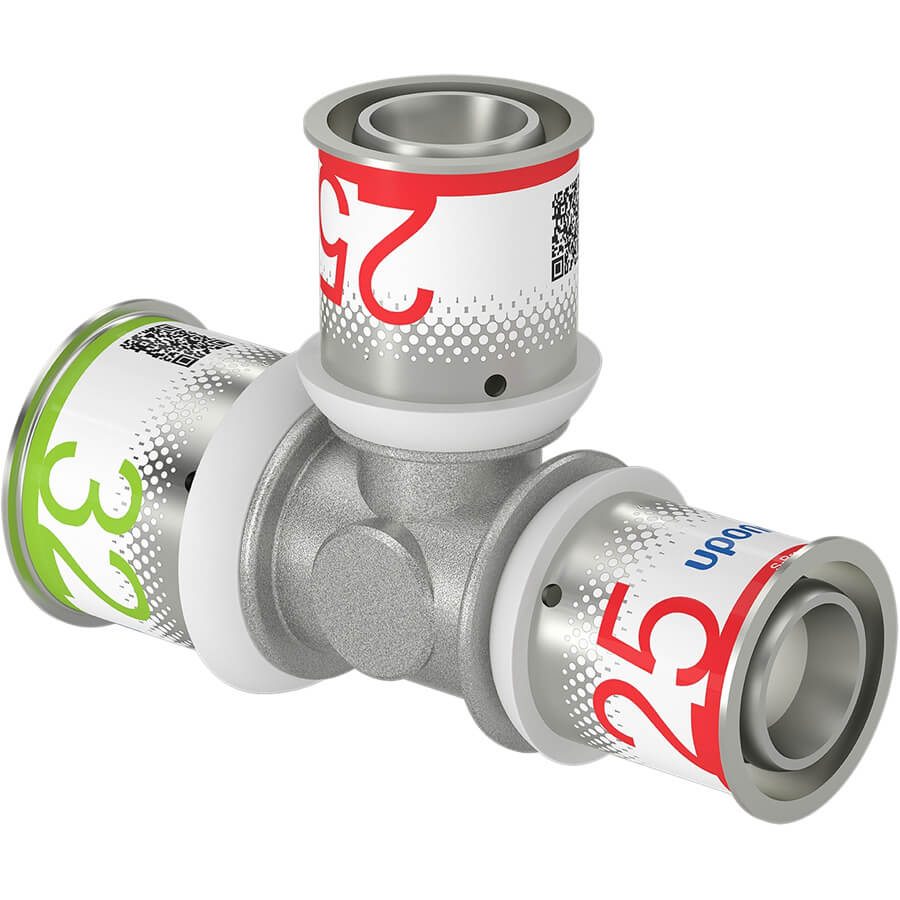 Uponor S-Press Plus Pressfitting T-Stück reduziert