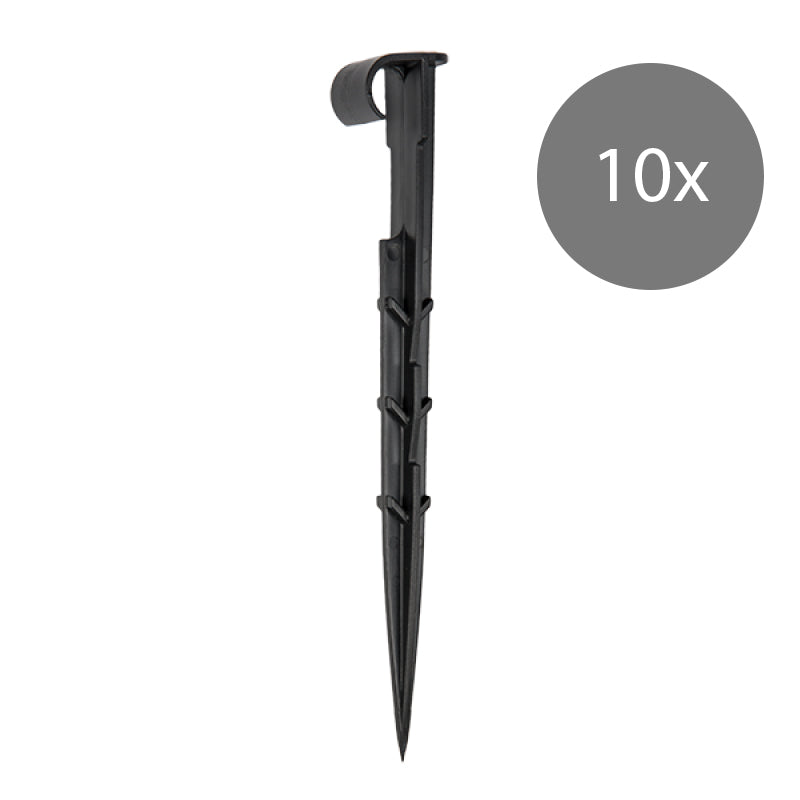 Bradas Rohrschelle – Erdungsbügel für 16mm PE-Schlauch – Länge 18 cm – 10 Stück