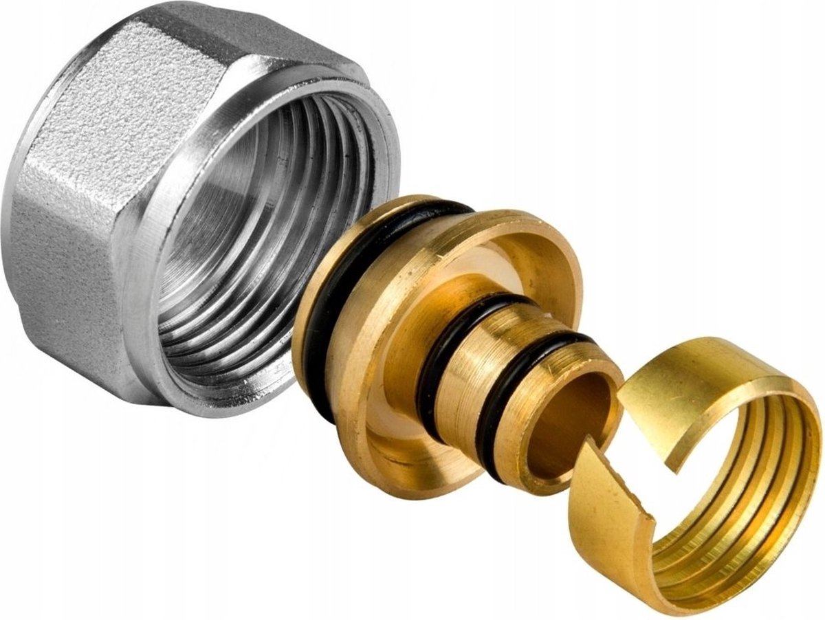Diamond Euroconus PEX aansluitkoppeling 3/4" x 16 mm GW