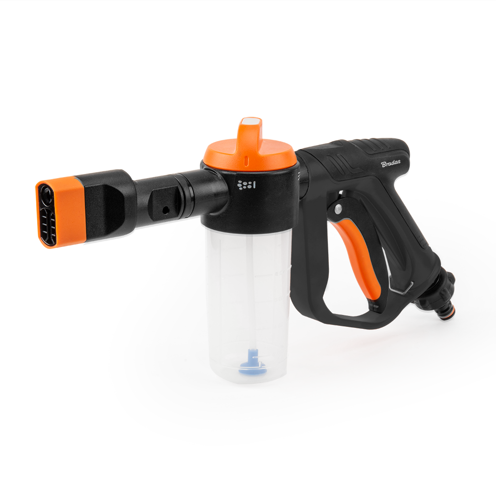 Bradas foam gun met spoel- en schuimstand