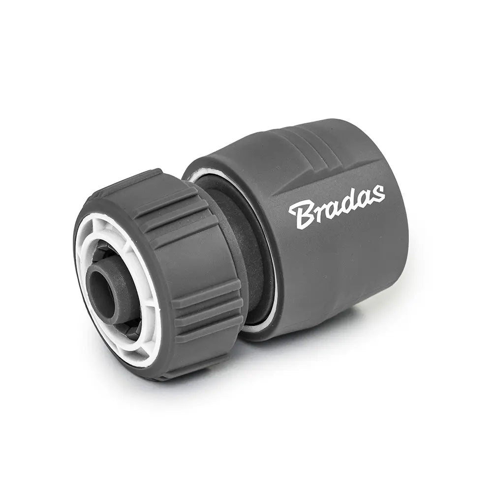 Bradas WHITE LINE Soft Kupplung 13 mm (1/2") mit Anti-Rutsch-Beschichtung für einfaches Anschließen.