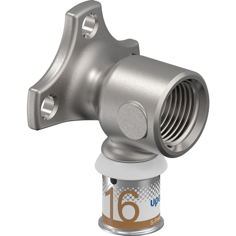 Uponor Wandplatte 16 mm x 1/2" mit Pressanschluss