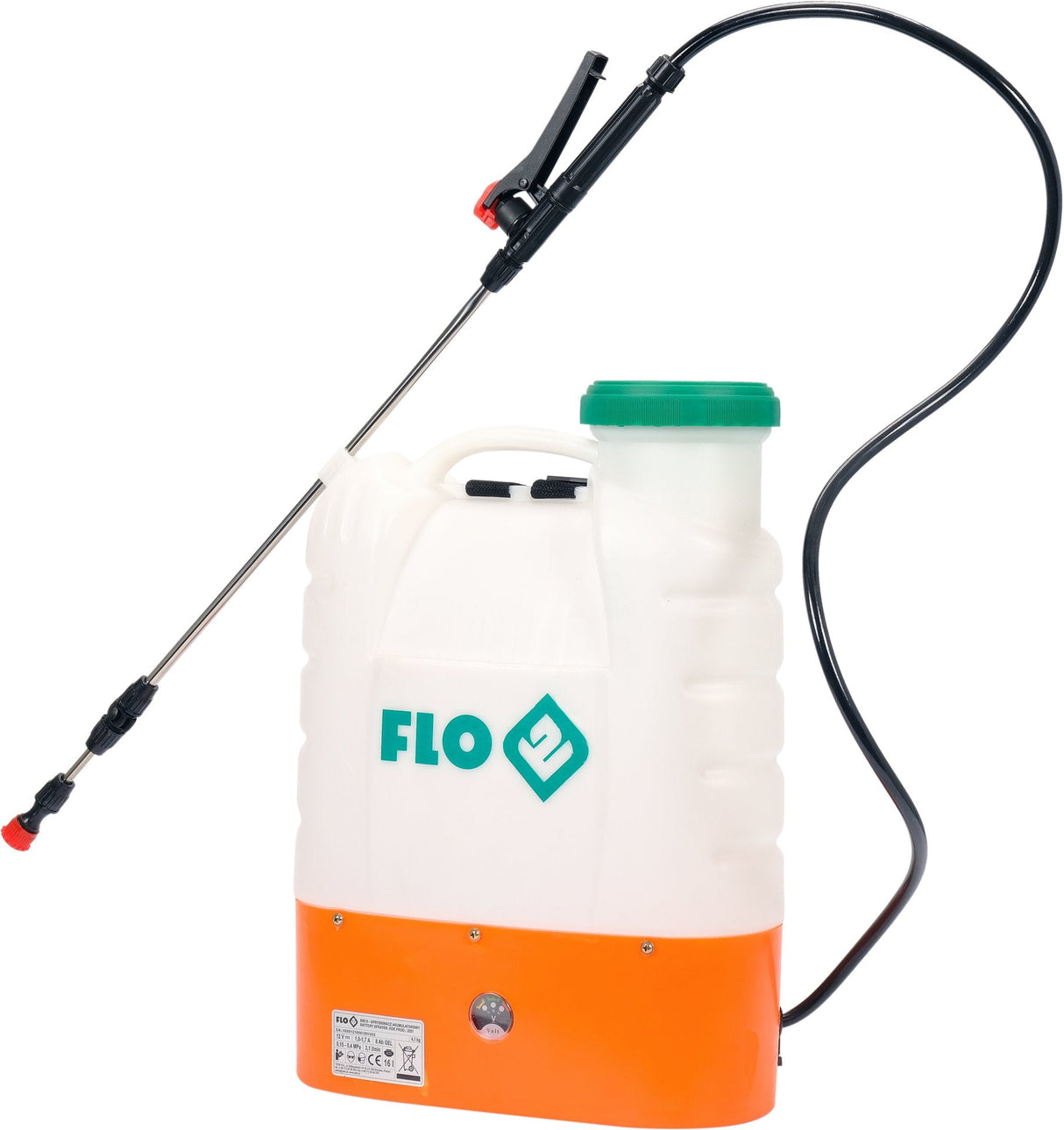 Elektrische rugsproeier voor gewasbescherming