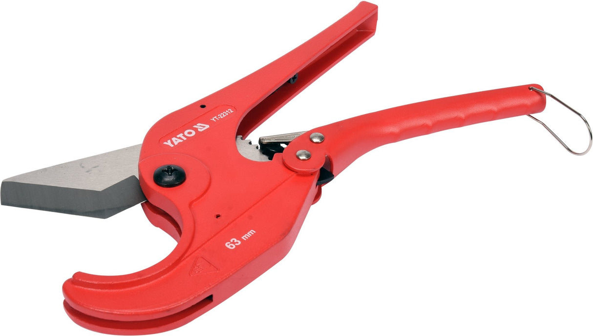 Yato Rohrschneider für PVC, 63 mm, mit Ratschenmechanismus