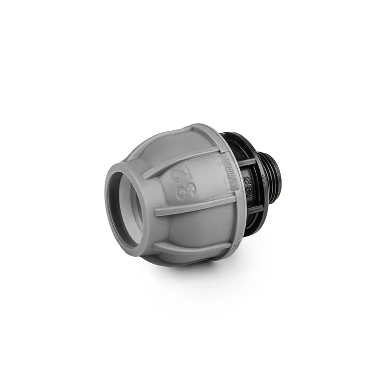 Bradas PN10 Verschraubung 40 mm / 25 mm (1") Außengewinde für PE-Rohre - PE-Schlauch - Installatie-shop.nl