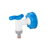 Bradas Set – IBC-Adapter S60x6 mit Hahn – 19 mm (3/4") – Installatie-shop.nl