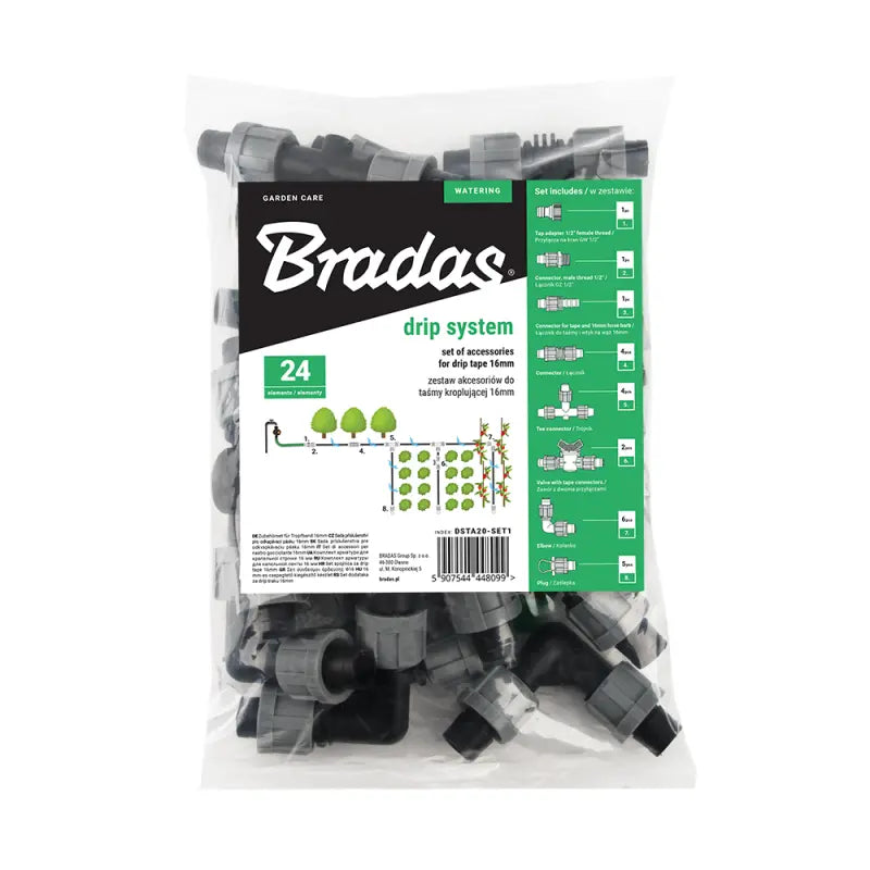 Accessoireset voor Hirro drip en Hirro tapes 16mm