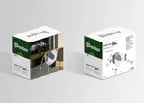 Complete Tuinset - Bradas Wandslangenbox WHITE LINE 1/2" - 35m, met automatische haspel en verstelbare spuitmond.