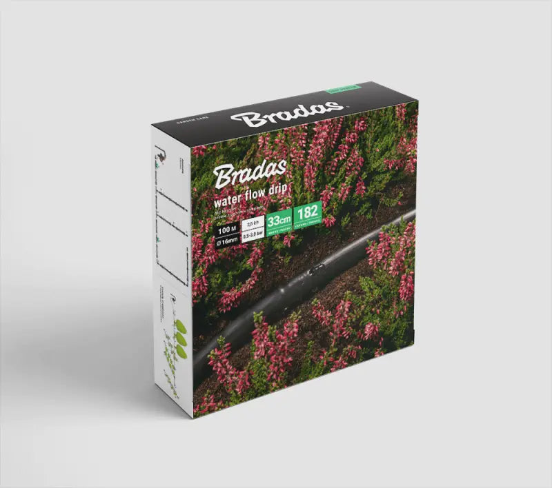 Bradas Tropfschlauch-Set mit Timer und Zubehör – 100 m Bradas