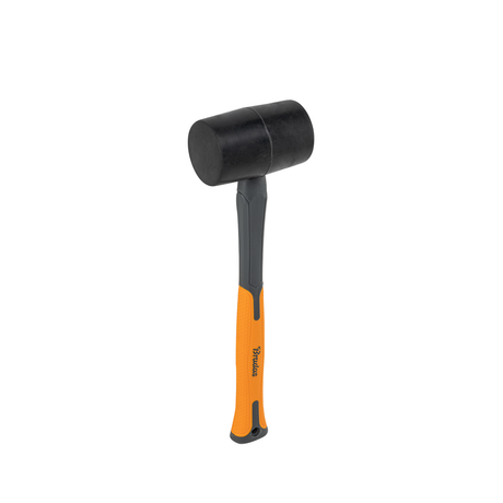 Detailansicht des Bradas Gummihammers mit 450g Kopf und TPR-beschichtetem Griff