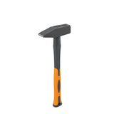 Nahaufnahme des Bradas Maschinistenhammers 2000g mit TPR-Beschichtung am Griff.