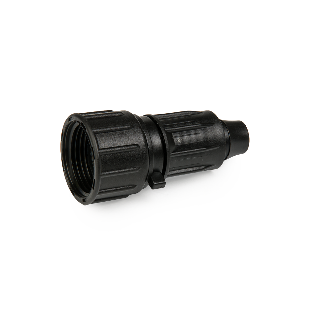 Bradas QJ Kupplung 16 mm x 3/4" Innengewinde für die einfache Verbindung von Tropfschläuchen