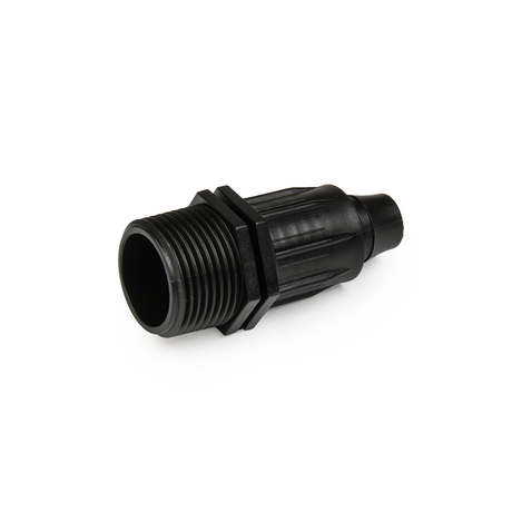 Bradas QJ Kupplung 16 mm x 1/2" Außengewinde für die schnelle Verbindung von Tropfschläuchen