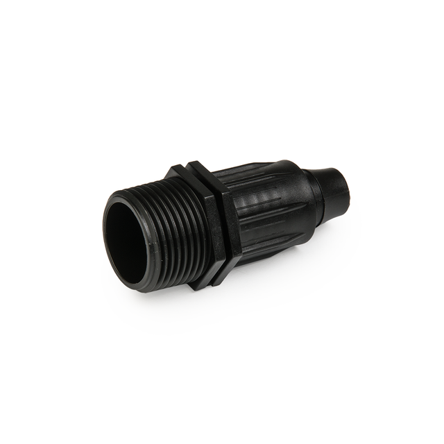 Bradas QJ Kupplung 16 mm x 1/2" Außengewinde für die schnelle Verbindung von Tropfschläuchen