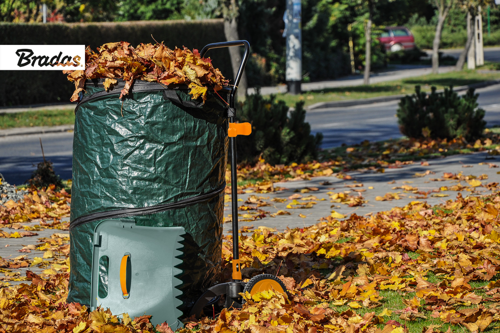 Große Gartentonne für Laub und Gartenabfälle 160L