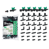 Bradas koppelingen set voor druppelleiding 16 mm 42 delig