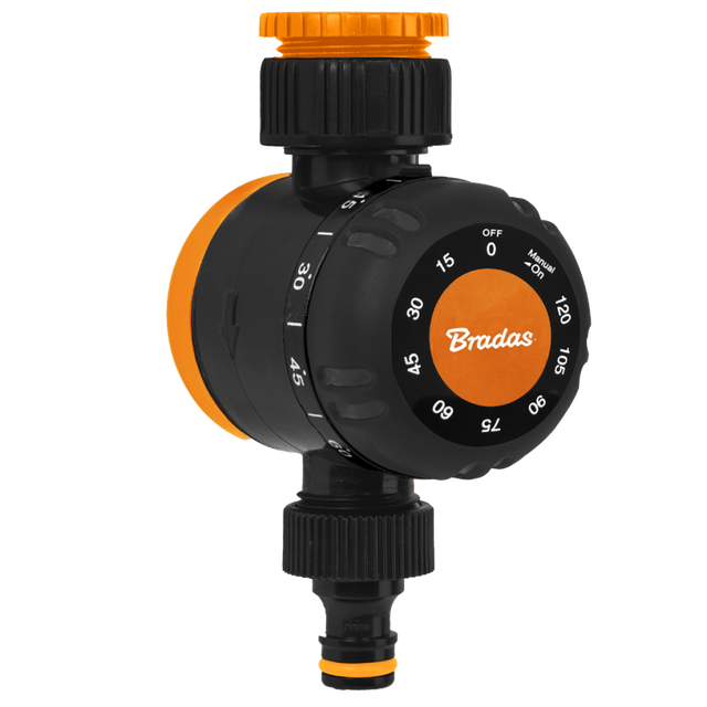 Bradas mechanische watertimer 1 inch en 3/4 inch