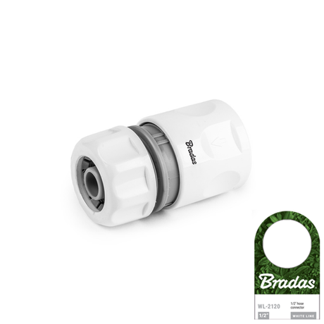 Bradas WHITE LINE koppeling 13 mm voor tuinslang