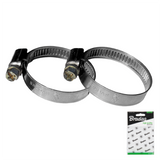 Bradas RVS slangklem W2 10-16 mm per 2 stuks