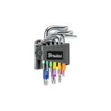 Bradas korte Torx sleutelset T10-T50 9-delig S2
