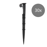 Bradas Rohrschelle – Erdungsschelle für 16 mm PE-Schlauch – Länge 18 cm – 30 Stück 