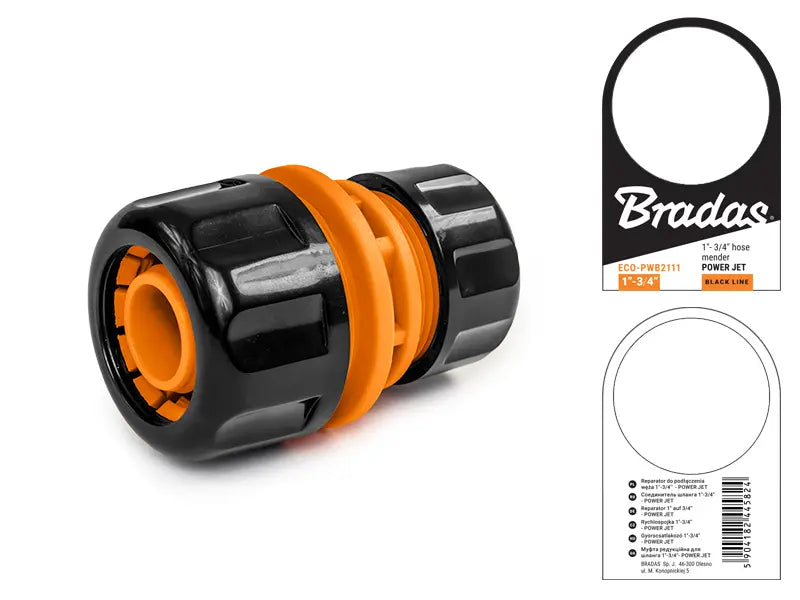 Bradas Schlauchverbinder - Kupplung 25 mm (1") / 19 mm (3/4") Bradas