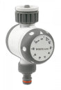 Bradas WHITE LINE Mechanischer Bewässerungstimer mit Soft-Drehknopf und Anschluss für Wasserhähne.