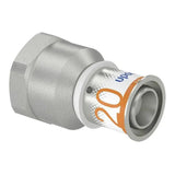 Leckagefreie Pressfitting Muffe 20 mm – 3/4" Uponor