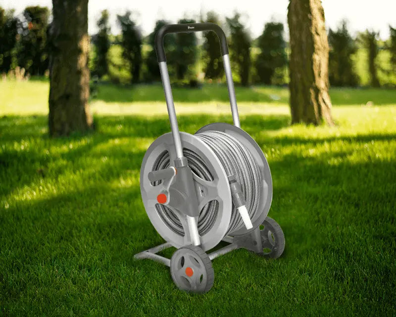 Bradas SILVER PRO Metall-Schlauchwagen für 1/2" 70m PE-Schlauch Installatie-shop.nl