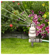 Effiziente Gartenbewässerung mit dem Bradas WHITE LINE zahnradgetriebenen Regner – Abdeckung bis zu 350 m².