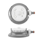Bradas WHITE LINE Sprinkler auf Standfuß mit 8 Funktionen für vielseitige Gartenbewässerung.