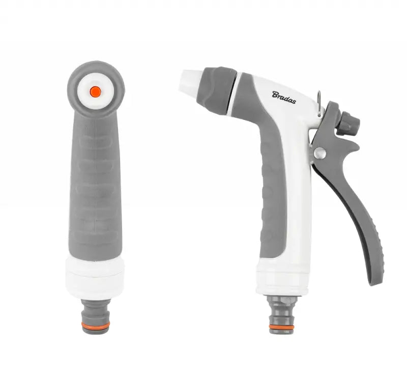 Bradas WHITE LINE Verstellbare Spritzpistole – Softgriff – 3-in-1 Bradas