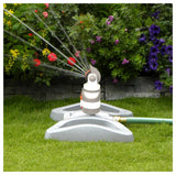 Bradas WHITE LINE zahnradgetriebener Sprinkler auf Standfuß – 4 Sprühmuster von Bradas