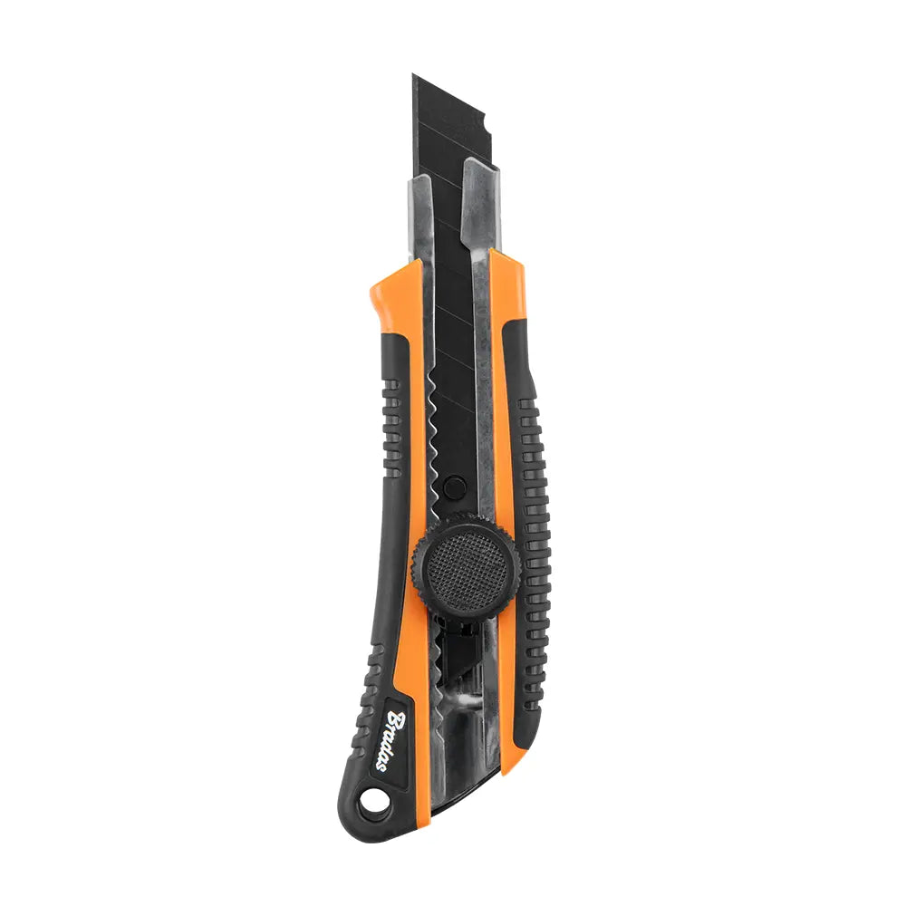 Bradas Abbrechklinge mit 18 mm Klingenbreite und Snap-Off-Funktion.