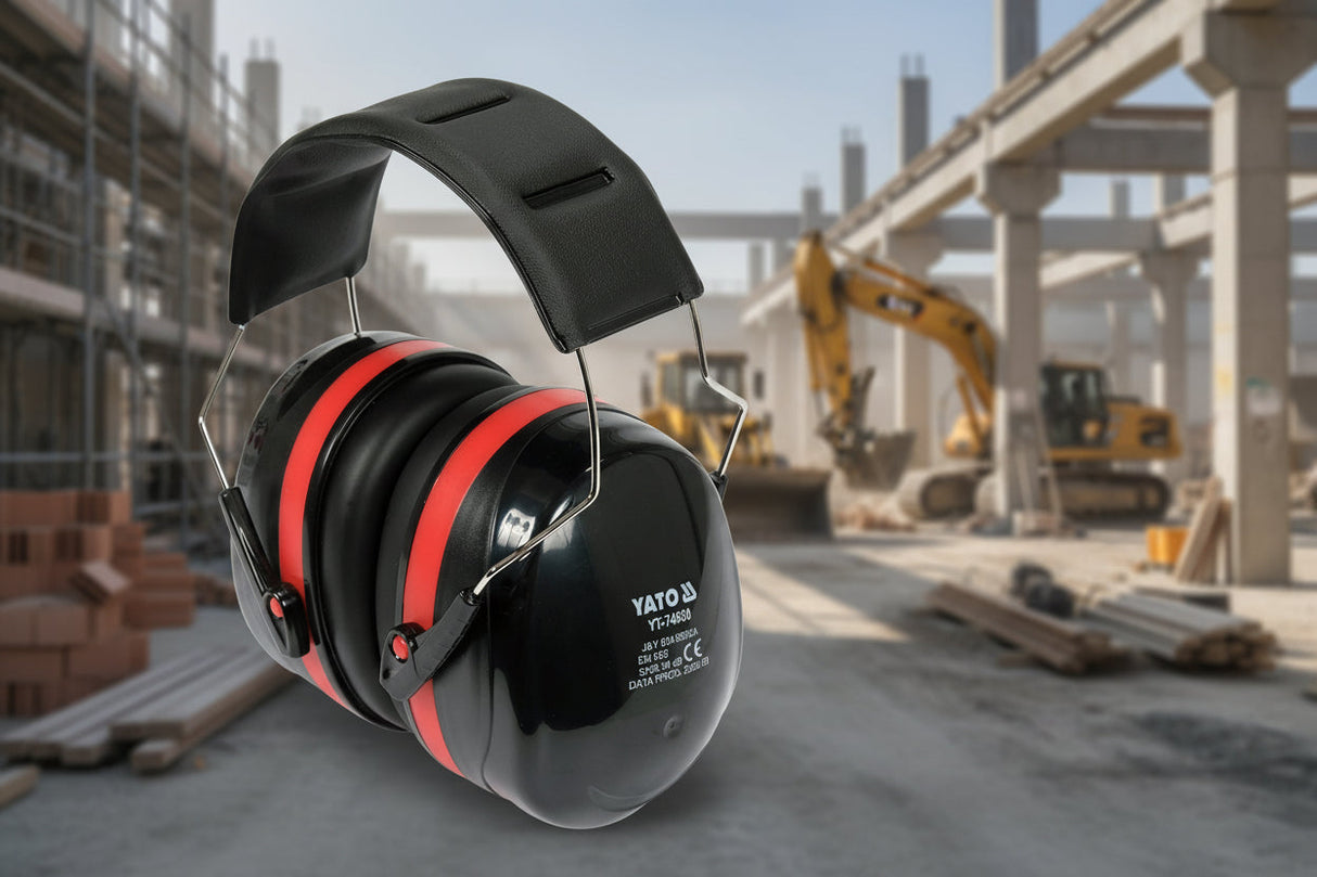 Yato gehoorbescherming met brede hoofdband