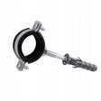 Diamond buisklem enkel met rubberinlage