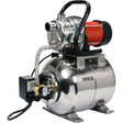 Yato Wasser-Druckpumpe 1200W mit Edelstahlgehäuse und Druckkessel